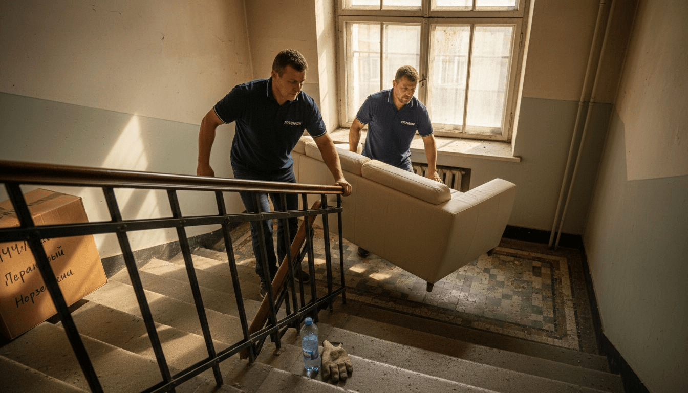 Переезд с грузчиками: экономия времени 50% в Праге 2026